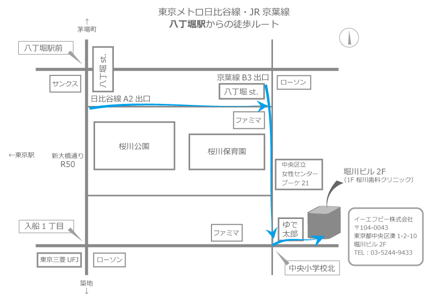 最寄駅からの徒歩ルートMAP